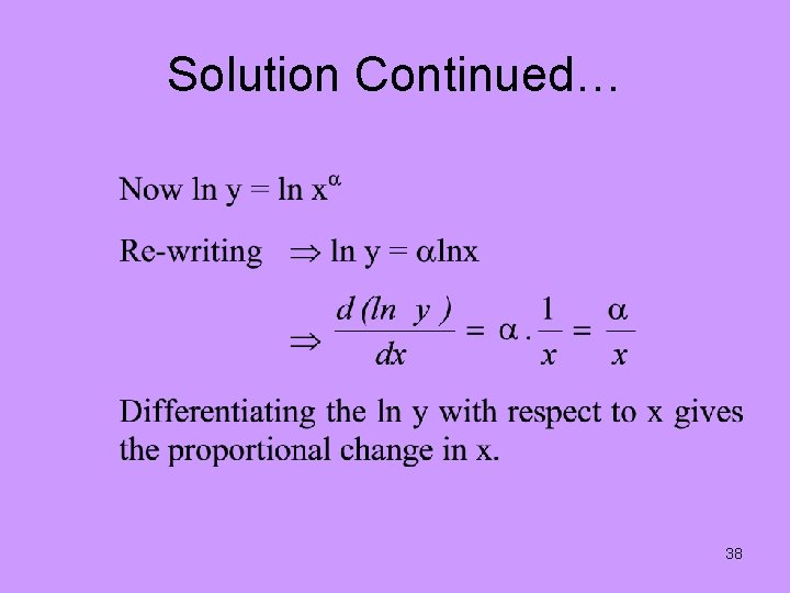 Solution Continued… 38 