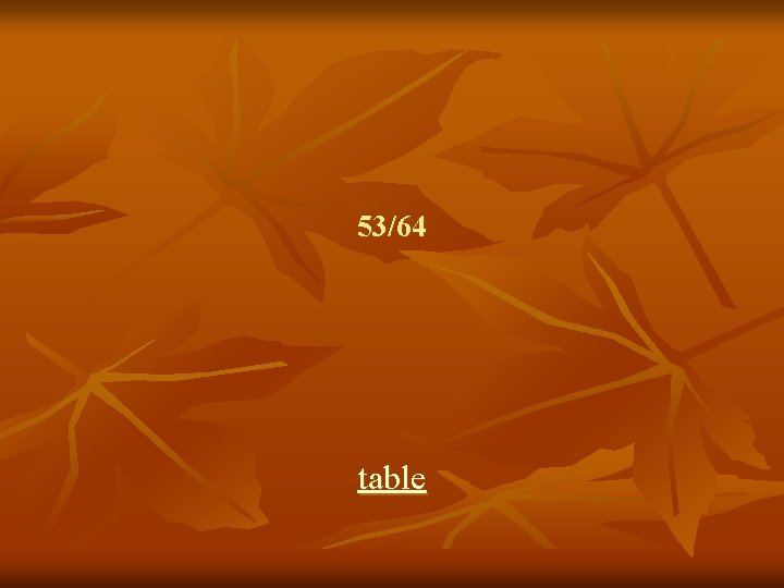 53/64 table 