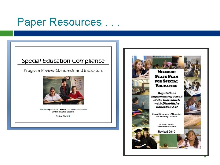 Paper Resources. . . 