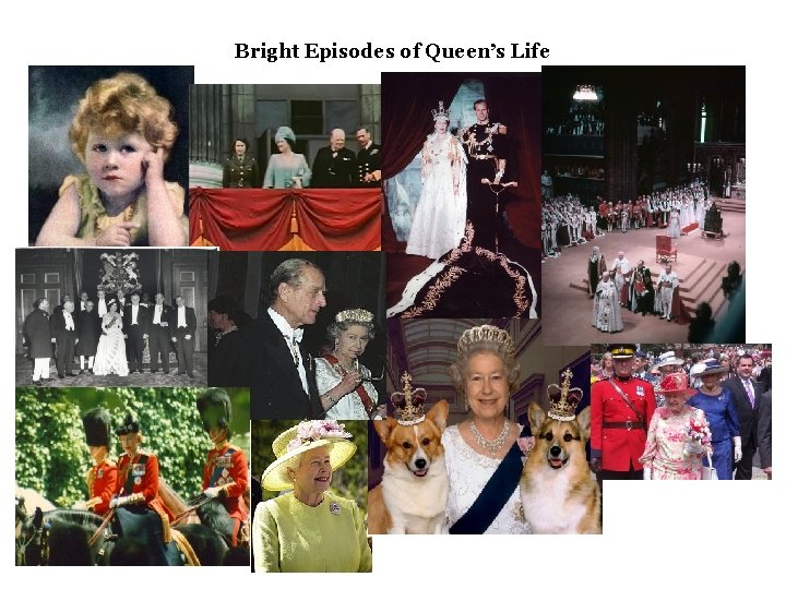 Bright Episodes of Queen’s Life 