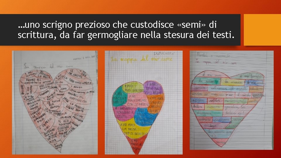 …uno scrigno prezioso che custodisce «semi» di scrittura, da far germogliare nella stesura dei