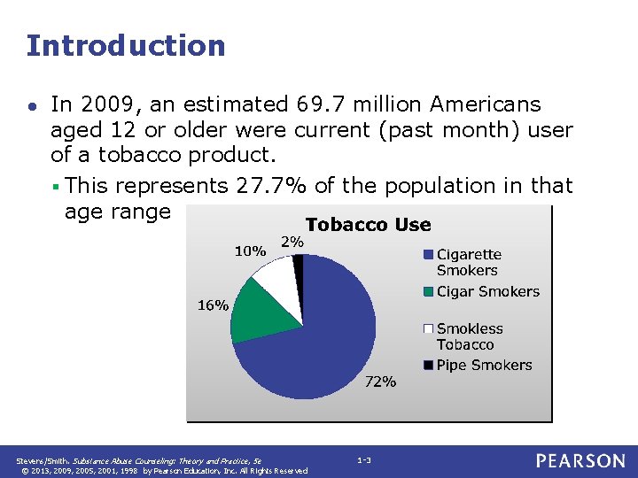 Introduction ● In 2009, an estimated 69. 7 million Americans aged 12 or older Introduction ● In 2009, an estimated 69. 7 million Americans aged 12 or older