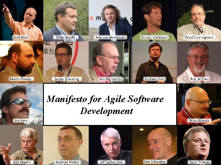 Manifesto for Agile Software Development 