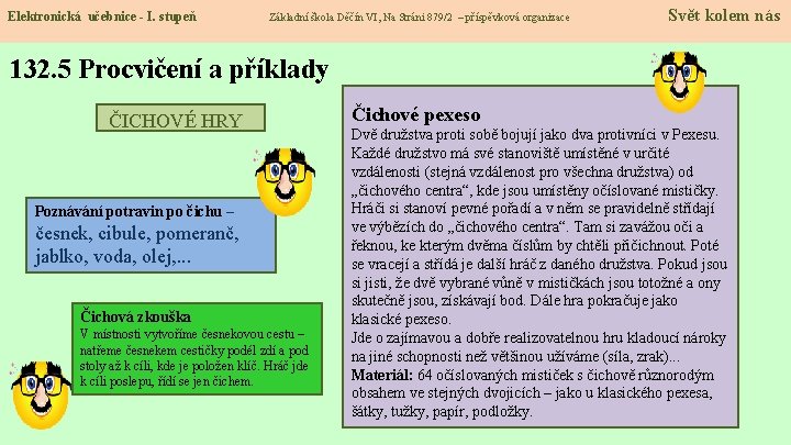 Elektronická učebnice - I. stupeň Základní škola Děčín VI, Na Stráni 879/2 – příspěvková