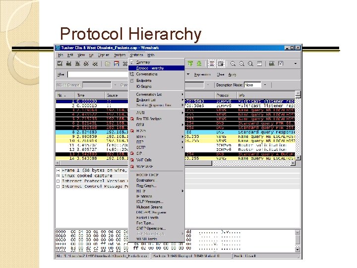 Protocol Hierarchy 