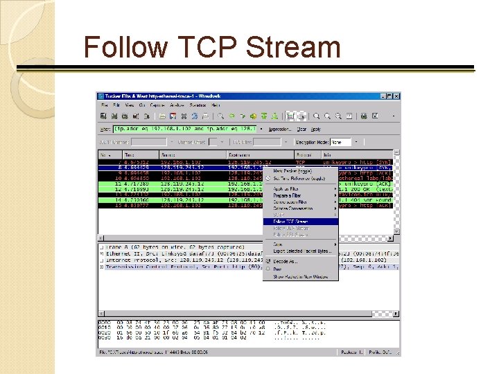 Follow TCP Stream 