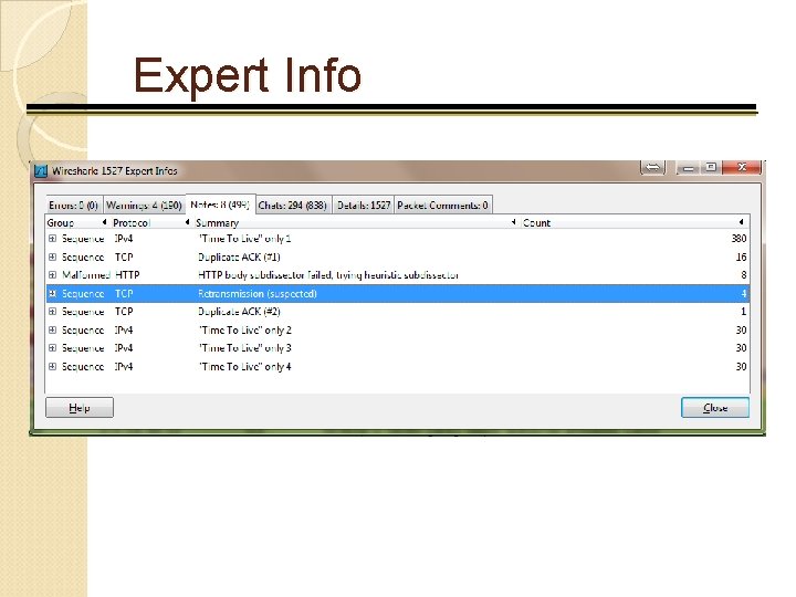 Expert Info 