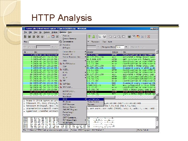 HTTP Analysis 