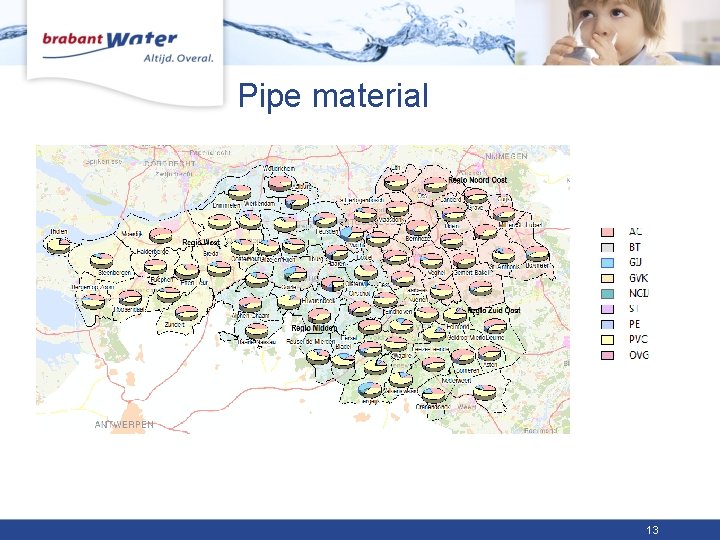 Pipe material 13 