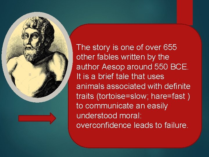The story is one of over 655 other fables written by the author Aesop