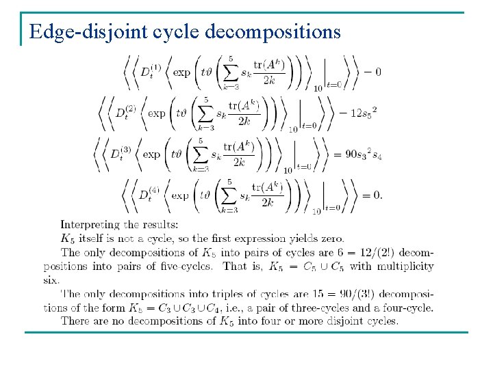 Edge-disjoint cycle decompositions 