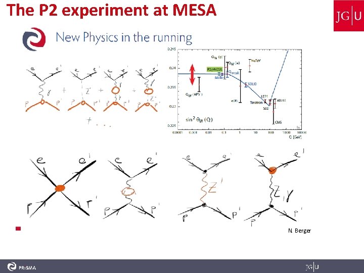 The P 2 experiment at MESA N. Berger 