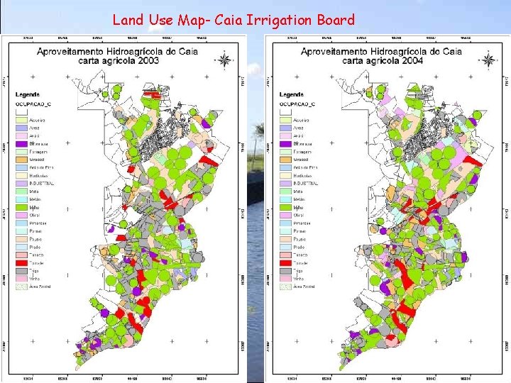 Land Use Map- Caia Irrigation Board 