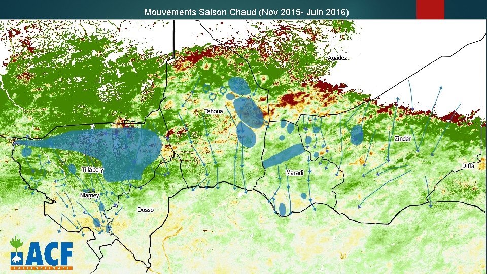 Mouvements Saison Chaud (Nov 2015 - Juin 2016) 