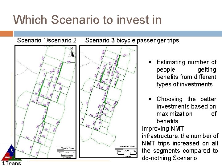 Which Scenario to invest in Scenario 1/scenario 2 Scenario 3 bicycle passenger trips §