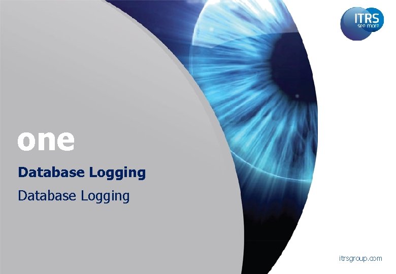 one Database Logging itrsgroup. com 