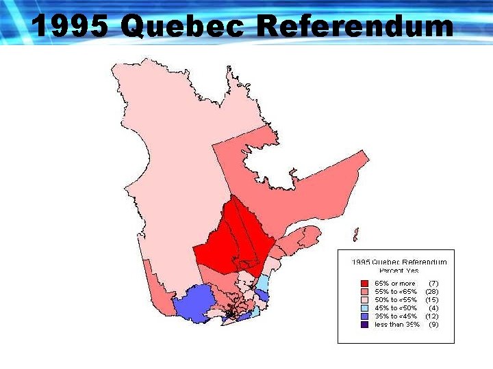 1995 Quebec Referendum 