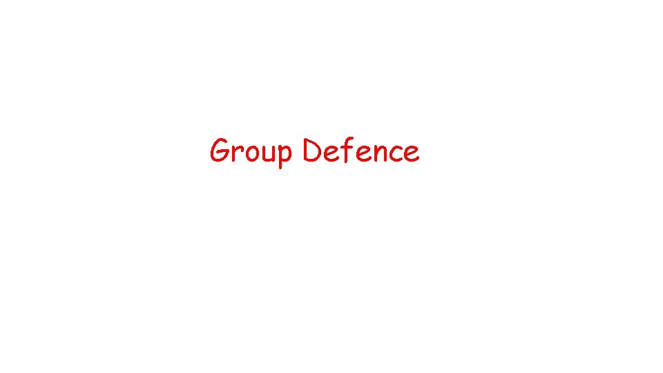 Group Defence 
