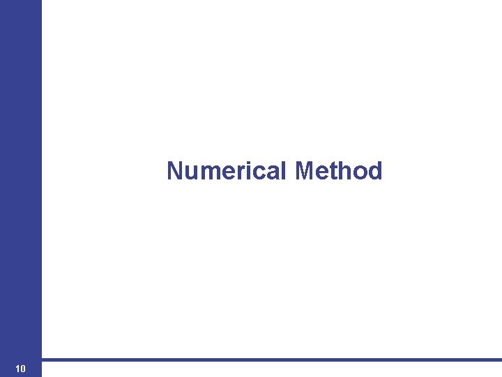 Numerical Method 10 