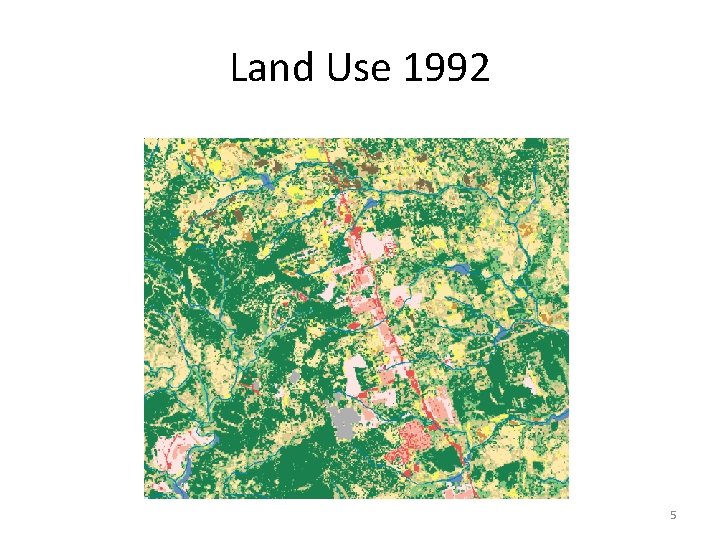 Land Use 1992 5 