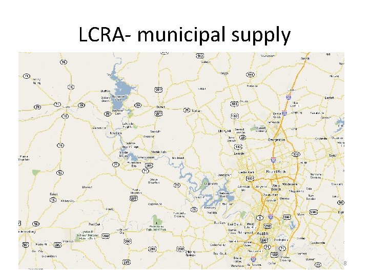 LCRA- municipal supply 8 