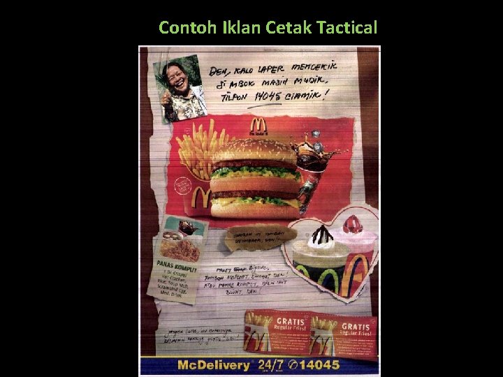 Contoh Iklan Cetak Tactical 