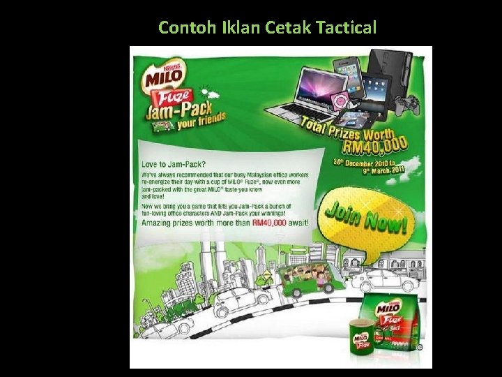 Contoh Iklan Cetak Tactical 