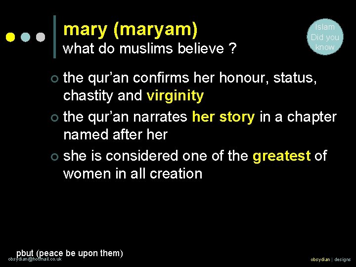 mary (maryam) what do muslims believe ? Islam Did you know the qur’an confirms