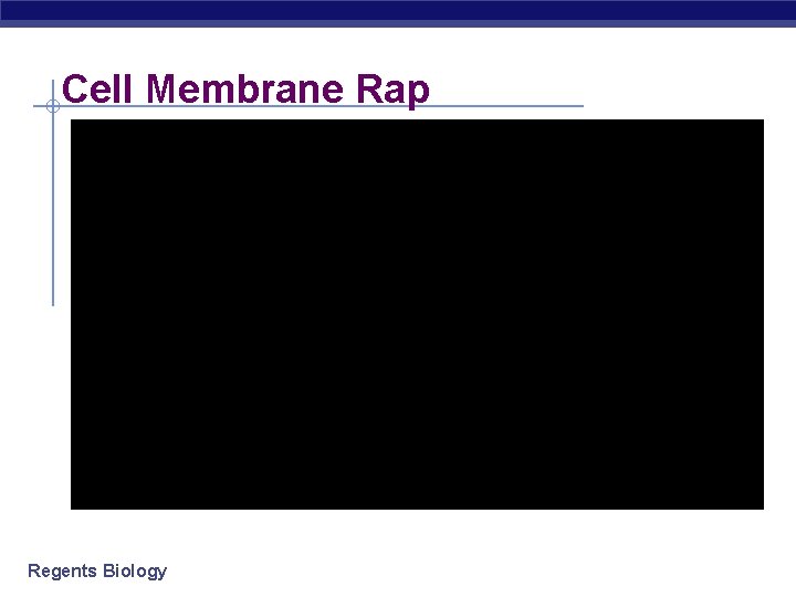 Cell Membrane Rap Regents Biology 