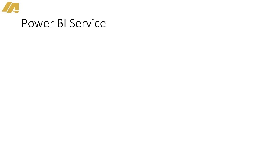 Power BI Service 