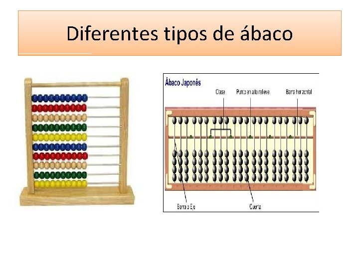 Diferentes tipos de ábaco 