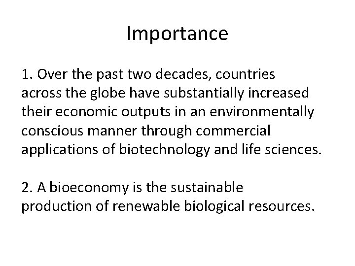 Importance 1. Over the past two decades, countries across the globe have substantially increased