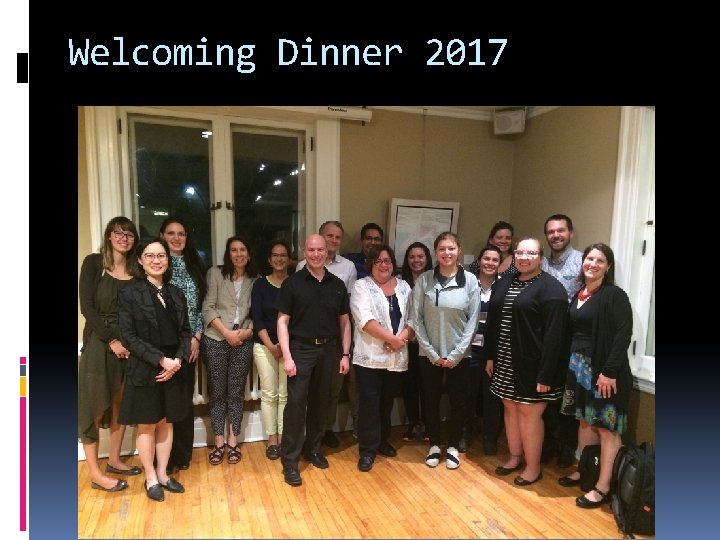 Welcoming Dinner 2017 