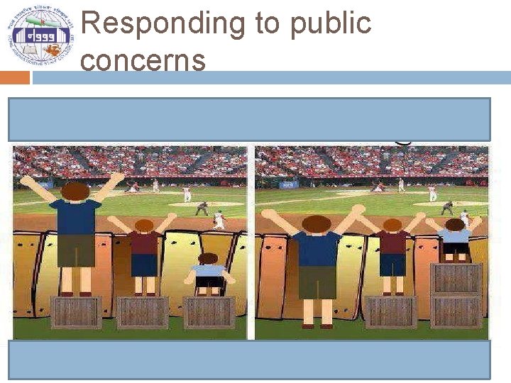 Responding to public concerns 