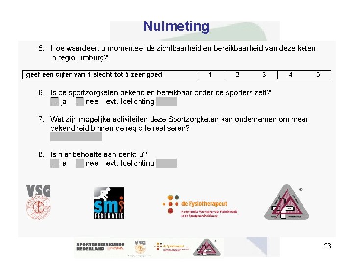 Nulmeting 23 