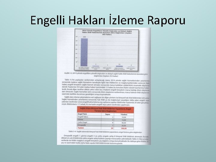 Engelli Hakları İzleme Raporu 