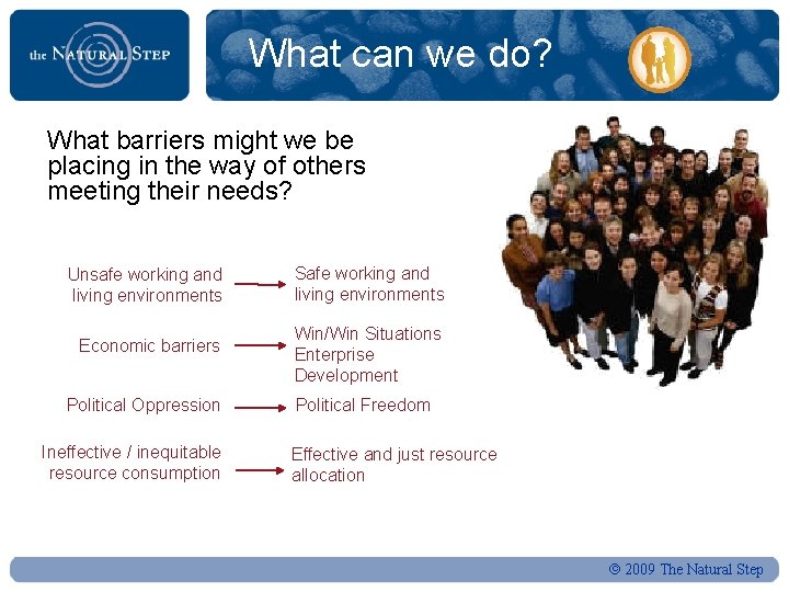 What can we do? What barriers might we be placing in the way of