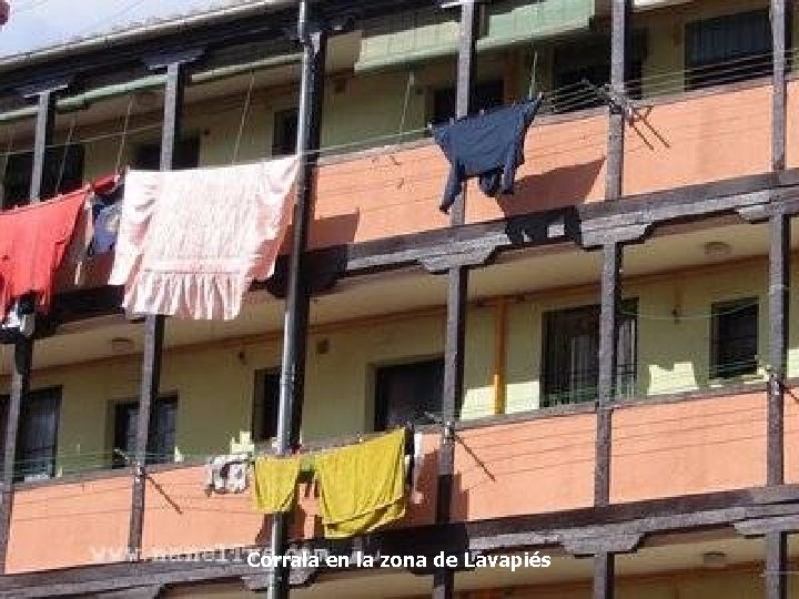 Corrala en la zona de Lavapiés 