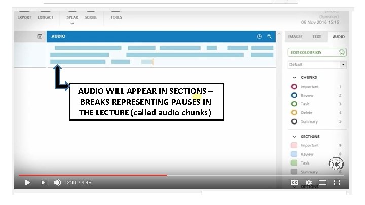 AUDIO WILL APPEAR IN SECTIONS – BREAKS REPRESENTING PAUSES IN THE LECTURE (called audio