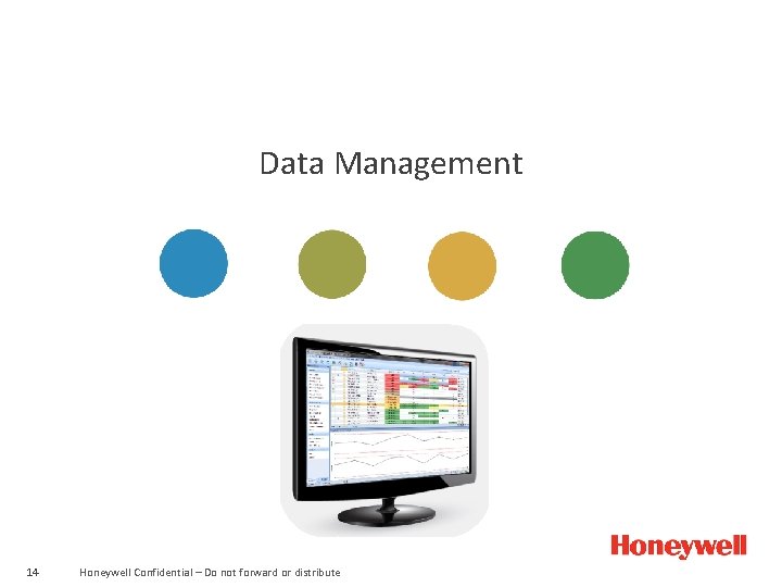 Data Management 14 Honeywell Confidential – Do not forward or distribute 