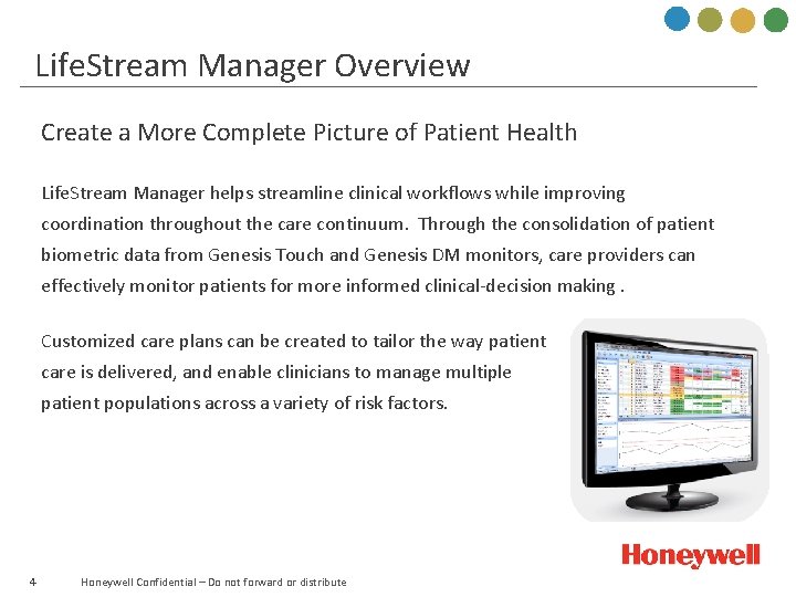 Life. Stream Manager Overview Create a More Complete Picture of Patient Health Life. Stream