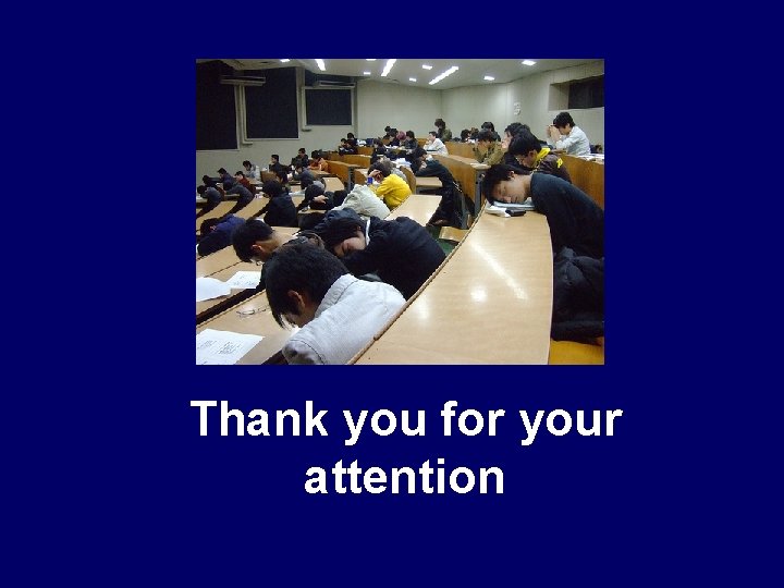 Thank you for your attention 