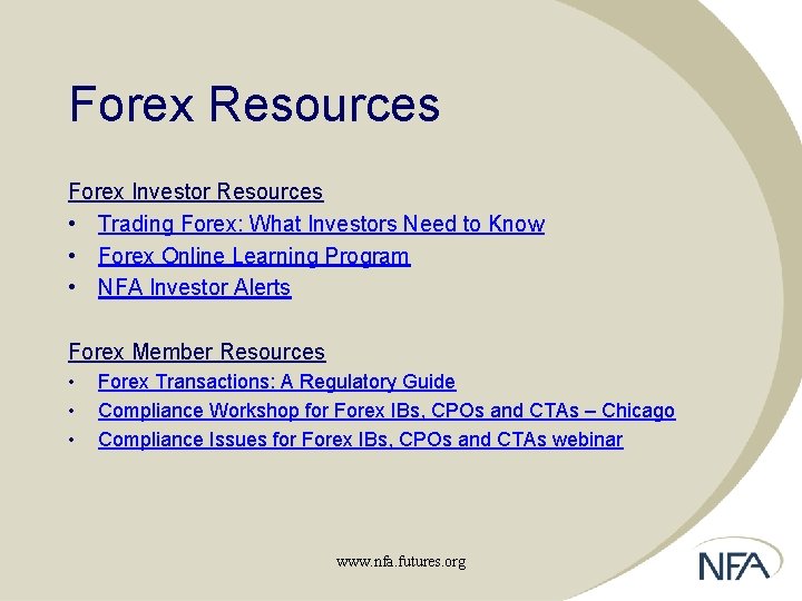 Forex Resources Forex Investor Resources • Trading Forex: What Investors Need to Know •