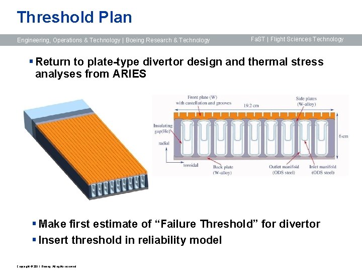 Threshold Plan Engineering, Operations & Technology | Boeing Research & Technology Fa. ST |
