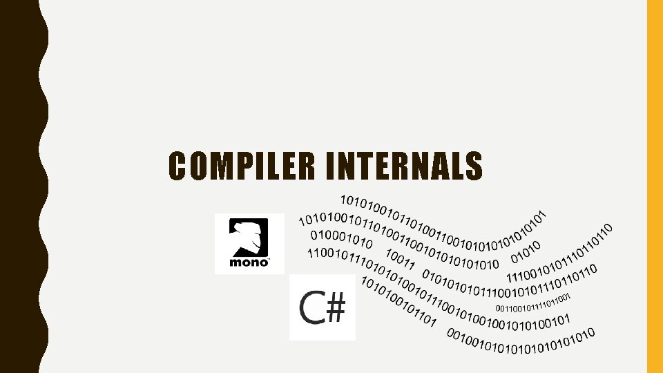 COMPILER INTERNALS 