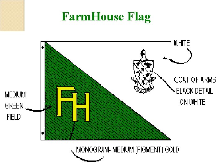 Farm. House Flag F 