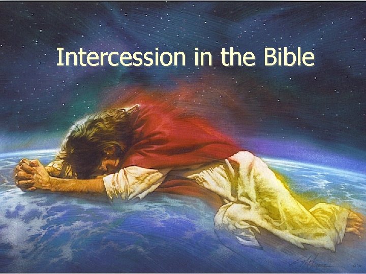 Intercession in the Bible 