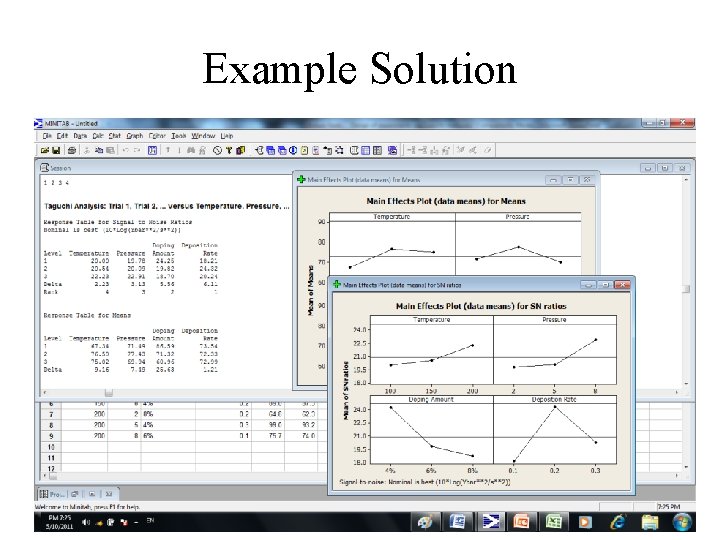 Example Solution 