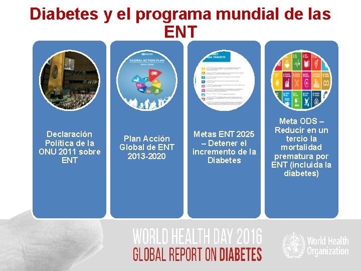 Diabetes y el programa mundial de las ENT Declaración Política de la ONU 2011