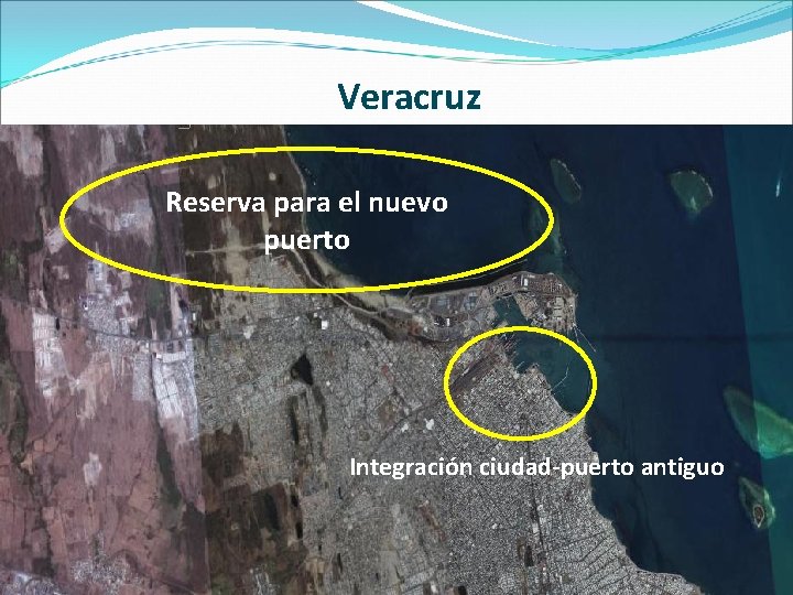 Veracruz Reserva para el nuevo puerto Integración ciudad-puerto antiguo 